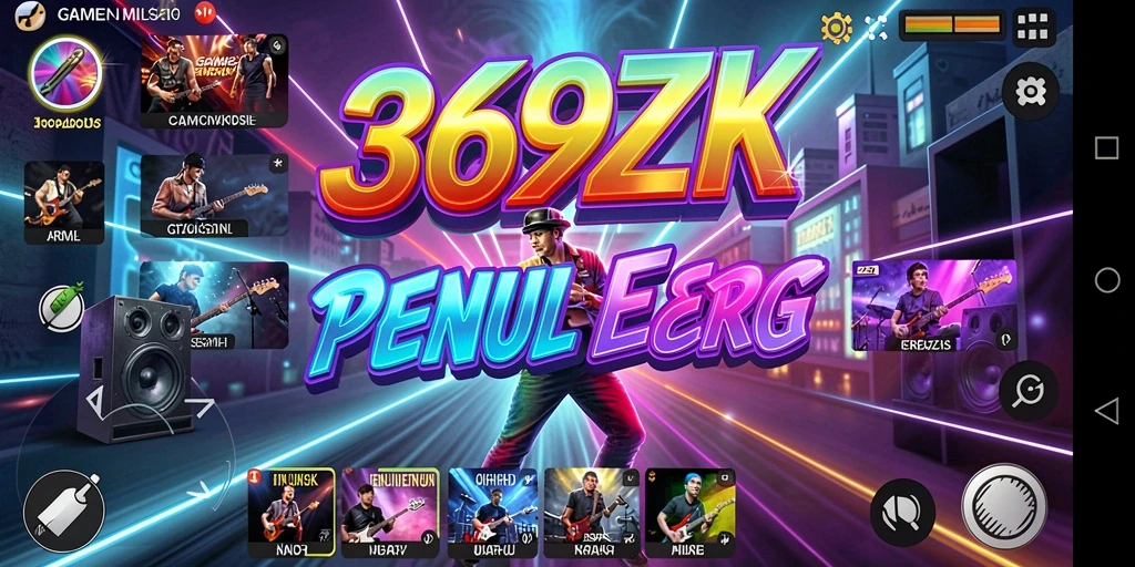 Tampilan menarik dari gameplay 369ZK yang penuh warna.