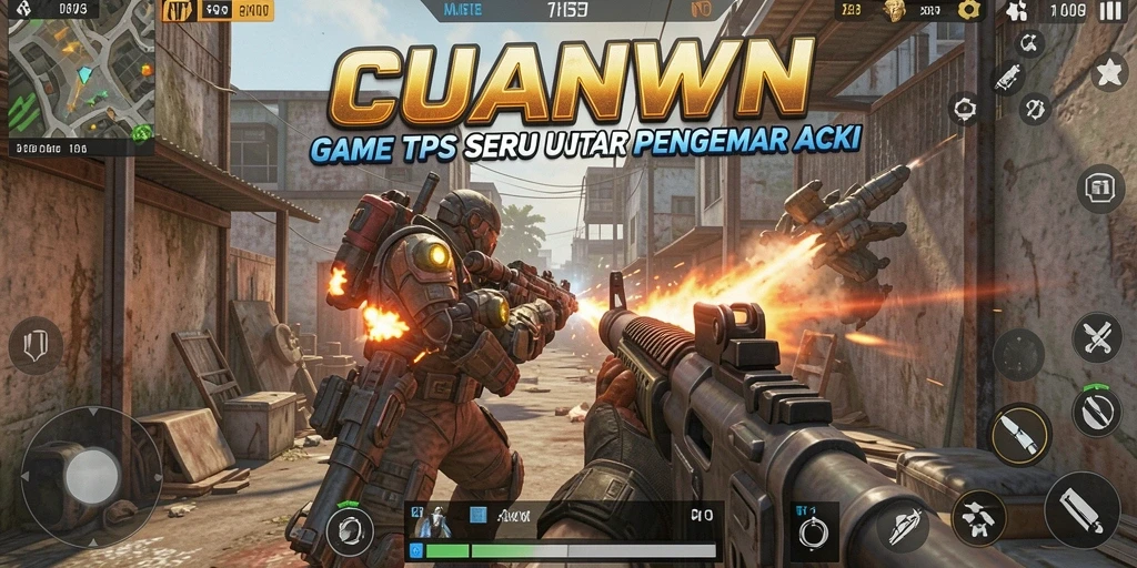 Tangkapan layar menunjukkan aksi mendebarkan dalam CUANWIN.