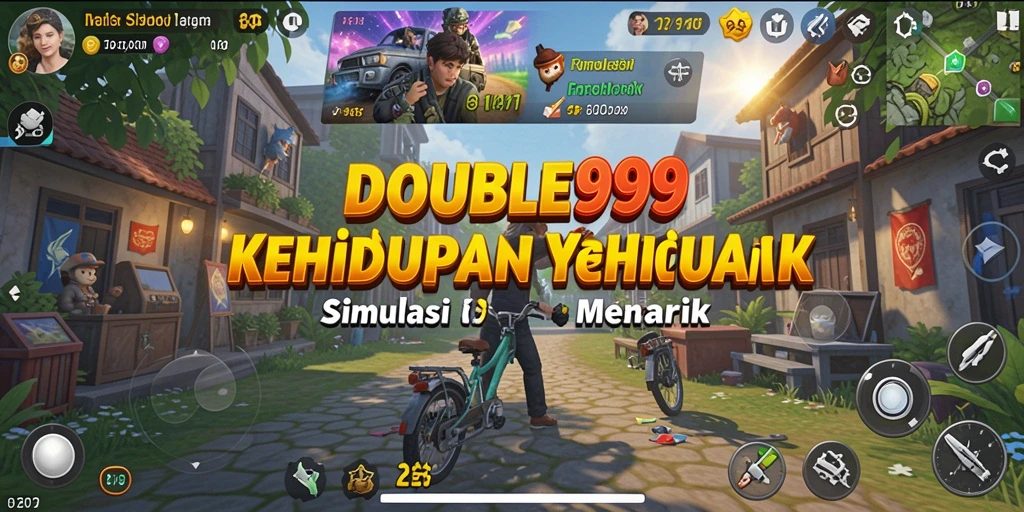 Tampilan gameplay DOUBLE999 yang memukau dan interaktif.