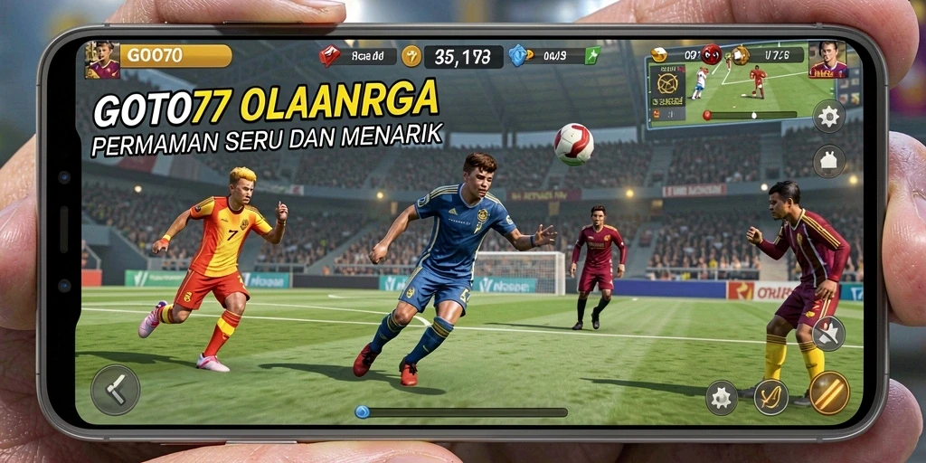 Tampilan gameplay GOTO77 yang mendebarkan dalam aksi olahraga.