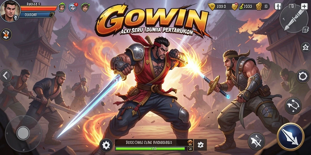 Tampilan menarik dari gameplay GOWIN yang mendebarkan.