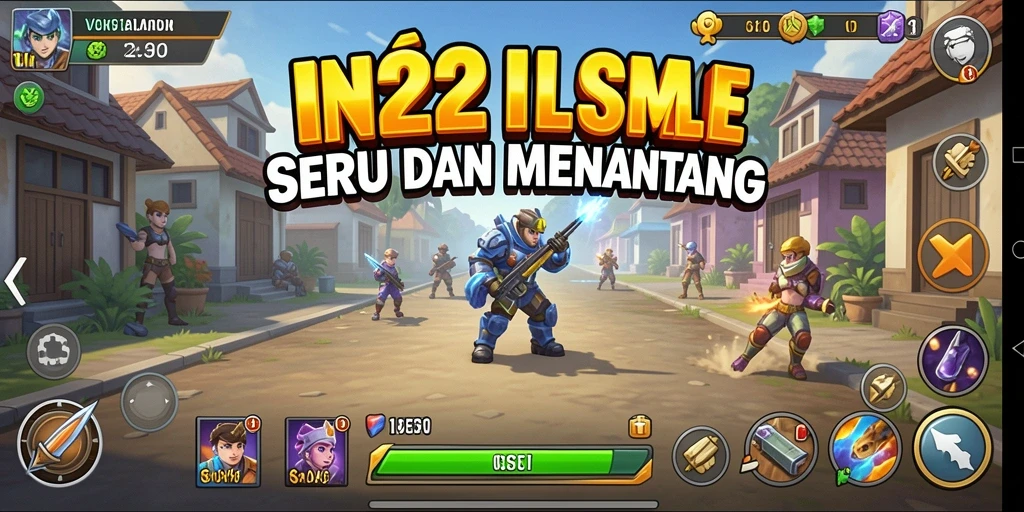 Tampilan menarik dari gameplay IN22 yang seru dan menghibur.