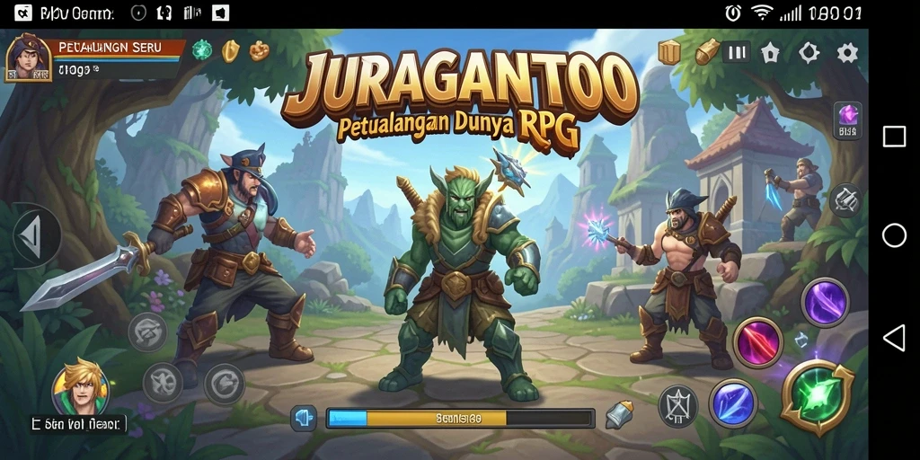 Tampilan permainan RPG yang mengasyikkan di JURAGANTOTO.