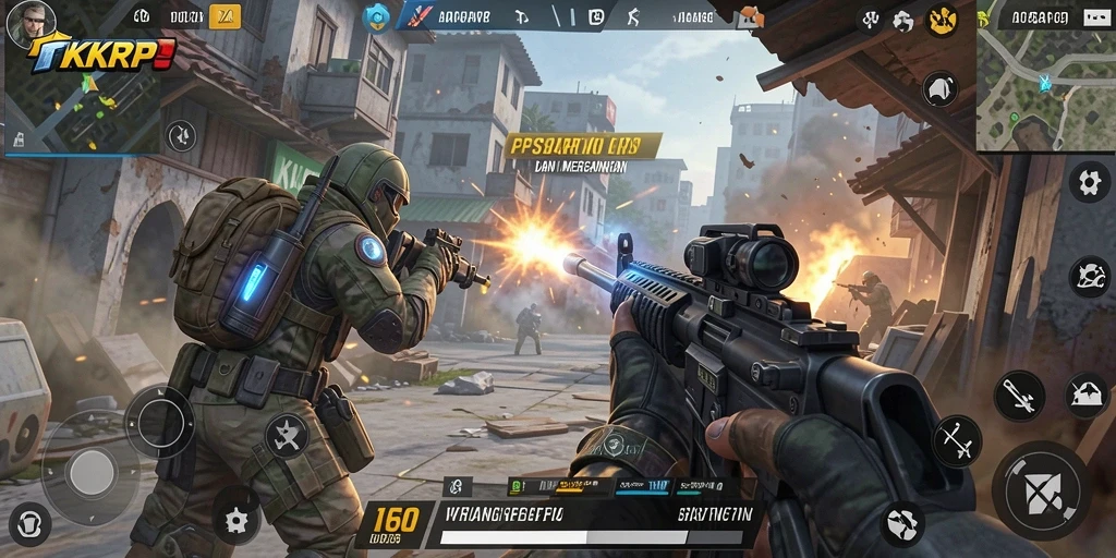 Gameplay menarik dengan aksi tembak-menembak seru.
