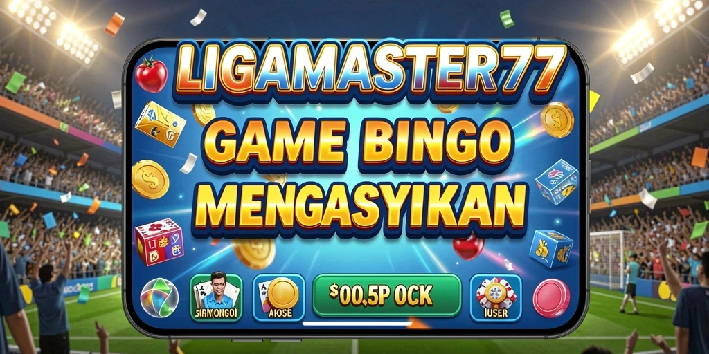 Tampilan gameplay LIGAMASTER77 yang menarik dan seru.