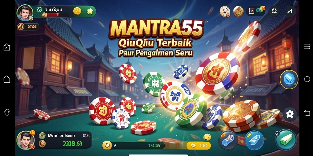 Screenshot dari gameplay seru QiuQiu MANTRA55.
