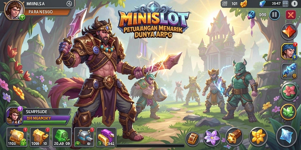 Gameplay menegangkan dalam dunia fantasi ARPG MINISLOT.