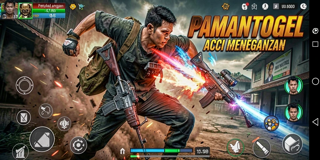Tampilan menakjubkan dari gameplay PAMANTOGEL yang menegangkan.