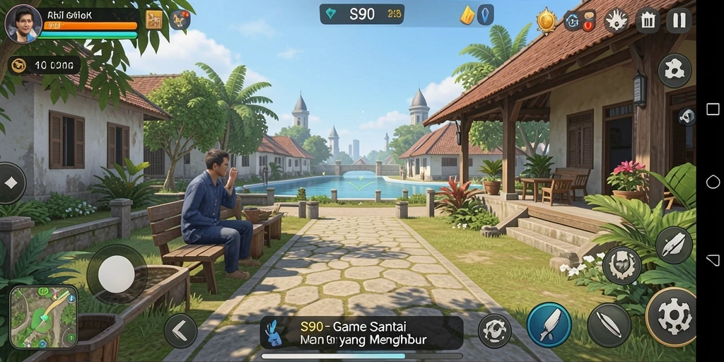 Tampilan gameplay S80 yang menyenangkan dan penuh warna.