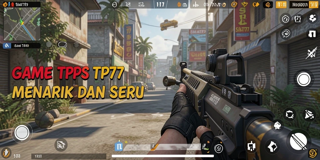 Tampilan gameplay menarik dari SIA777 dalam pertempuran TPS.